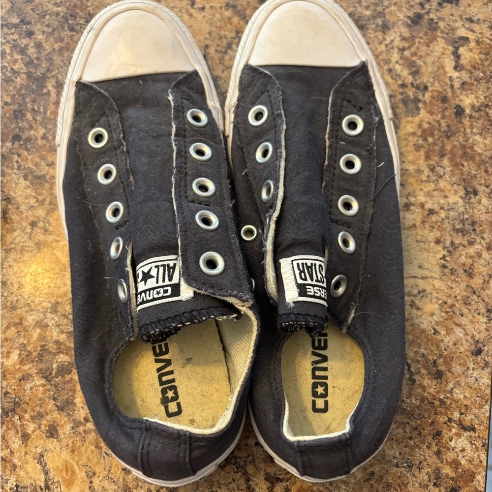 Converse Navy Slip-On Sneakers
